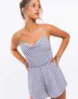 LE LIS Cowl Neck Romper