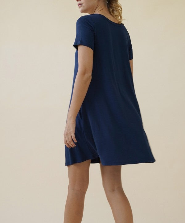 Fabina Bamboo Classic Short Sleeve Dress