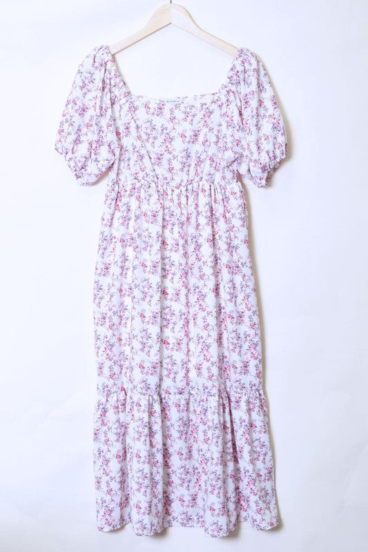 PLUS Ditsy Floral Square Neck Sundress