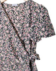 PLUS Ditsy Floral Wrap Dress