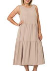 Zenana Plus Sleeveless Midi Dress - Online Only - My Pampered Life Seattle