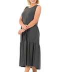 Zenana Plus Sleeveless Midi Dress - Online Only - My Pampered Life Seattle