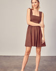 Smocked Ruffle Detail Dress - Online Only