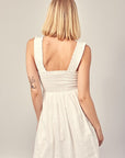 Smocked Ruffle Detail Dress - Online Only