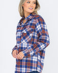 BOYFRIEND Fit Checker Plaid Flannel Long Sleeve