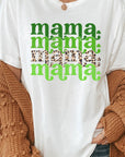 Leopard Lucky Mama Graphic Tee