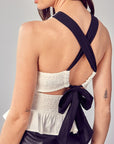 Do + Be Collection Criss Cross Back Top