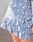 Do and Be Collection Eyelet Ruffle Skirt - Online Only