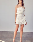 Do + Be Collection Eyelet Ruffle Skirt