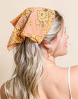 Bohemian Floral Lace Headscarf