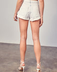 Mustard Seed Destroyed Detail Denim Shorts