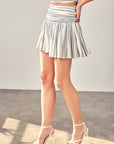 Mustard Seed Stripe Print Skort - Online Only