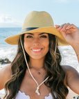 Drawstring Panama Hat