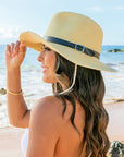 Drawstring Panama Hat