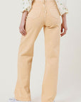 Vibrant M.i.U High Waisted Wide Cut Straight Leg Jeans