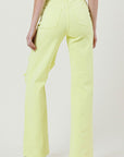 Vibrant M.i.U Distressed Wide Cut Straight Leg Jeans