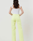 Vibrant M.i.U Distressed Wide Cut Straight Leg Jeans