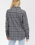 Womens Boyfriend Long Sleeve Flannel