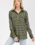 Womens Boyfriend Long Sleeve Flannel