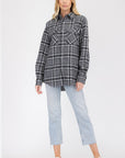 Womens Boyfriend Long Sleeve Flannel