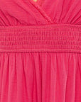 Le Lis Cap Sleeve Ruffle Mini Dress - Online Only