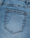 Western Embroidered Studded Denim Shorts