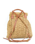 Woven Straw Backpack - Online Only
