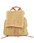 Woven Straw Backpack - Online Only