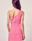 Do + Be Collection Asymmetric One Shoulder Dress