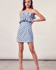 Do + Be Collection Ruffle Polka Dot Dress