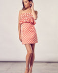 Do + Be Collection Ruffle Polka Dot Dress