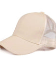 CC Solid Mesh Pony Cap