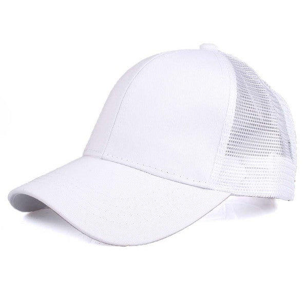 CC Solid Mesh Pony Cap