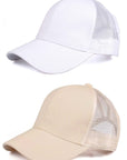 CC Solid Mesh Pony Cap