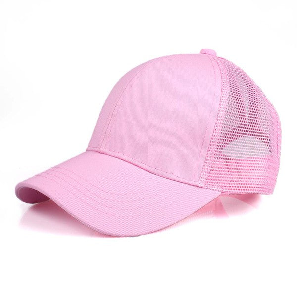 CC Solid Mesh Pony Cap