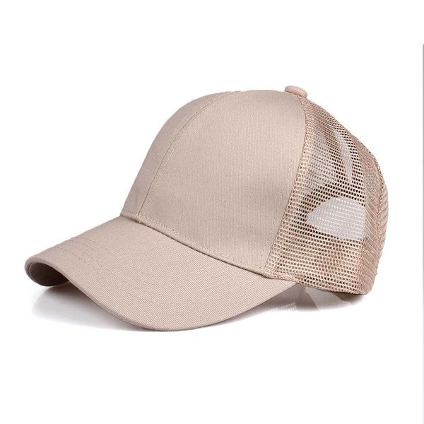 CC Solid Mesh Pony Cap