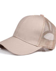 CC Solid Mesh Pony Cap