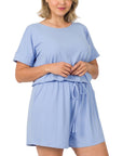 Zenana Plus Brushed DTY Romper - Online Only