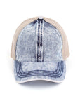 CC Washed Denim Criss Cross Cap