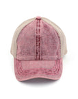 CC Washed Denim Criss Cross Cap