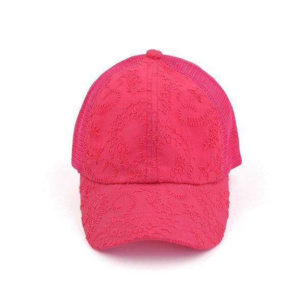 CC Paisley Embroidered Criss-Cross Cap