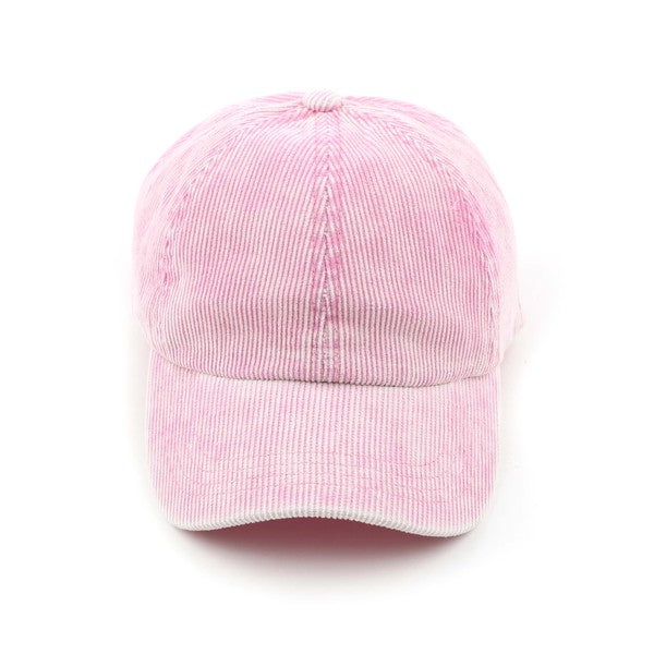 CC Stone-Washed Corduroy Cap