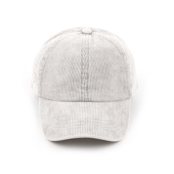 CC Stone-Washed Corduroy Cap