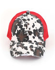 CC Cow Print Pony Cap