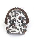 CC Cow Print Pony Cap