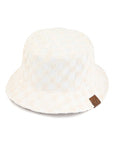 CC Checkered Terry Cloth Bucket