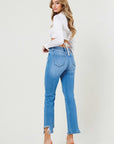 Mid Rise Straight Leg Jean - Online Only