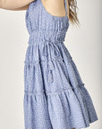 Mustard Seed Side Tassel Polka Dot Dress - Online Only