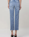 Flying Monkey High Rise Crop Straight Jean - Online Only