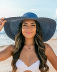 Scallop Edge Bow Accent Sunhat